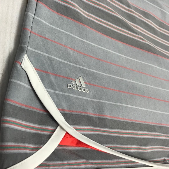 Adidas Gray and Orange Skort Golf Skirt - Picture 3 of 12